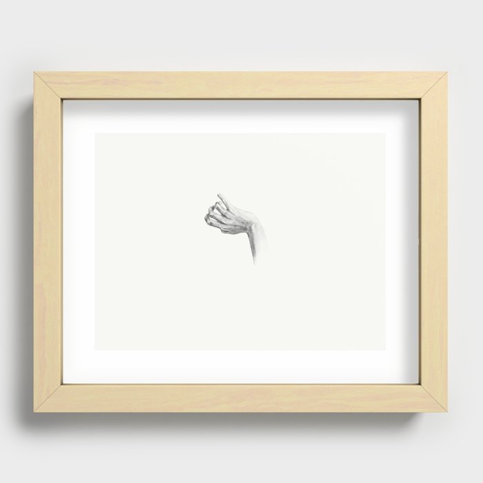Hand Recessed Framed Print