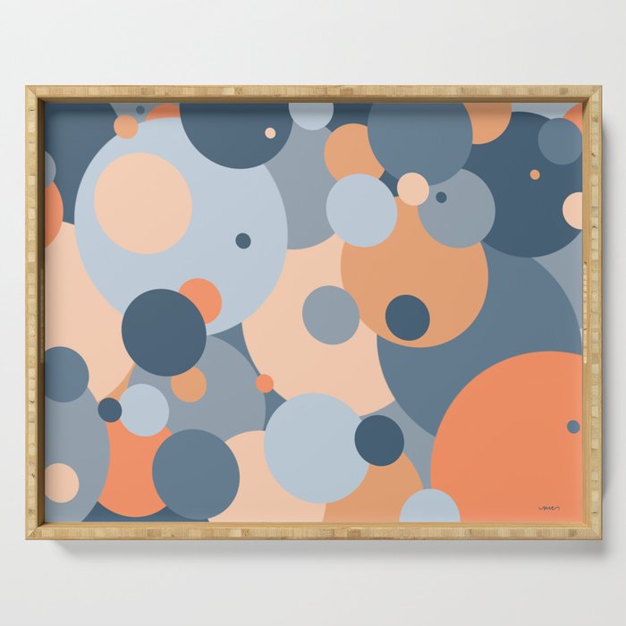 Beach Dots, Two Serving Tray