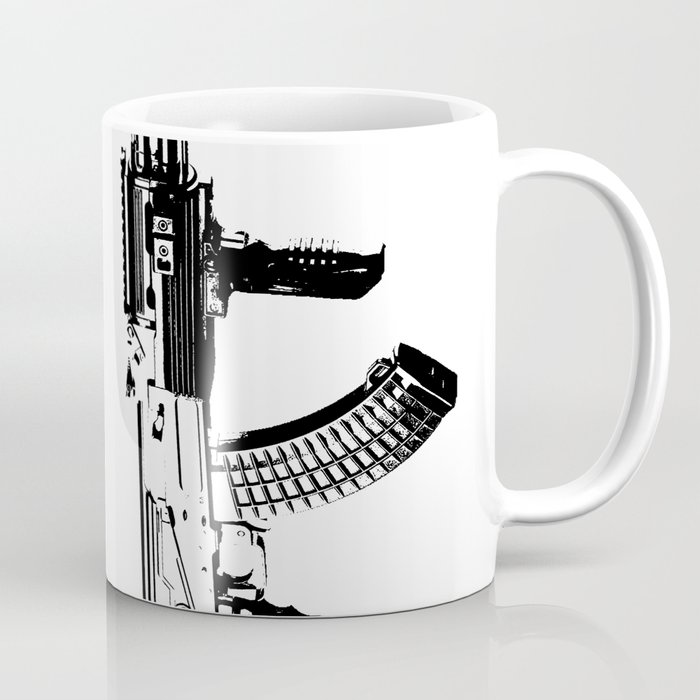 BLACK AK 47 Coffee Mug