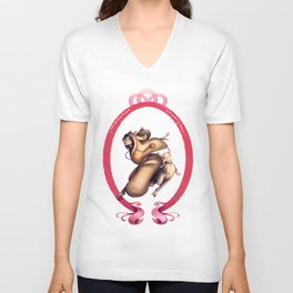 Year of the Goat V Neck T Shirt