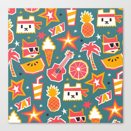 Summer is yay! Canvas Print