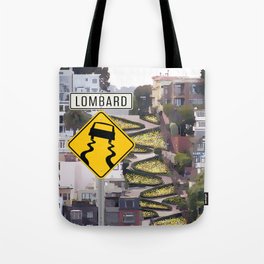 Lombard Street - San Francisco Tote Bag