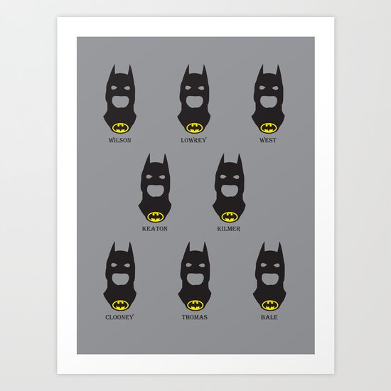 Men of Bats Art Print