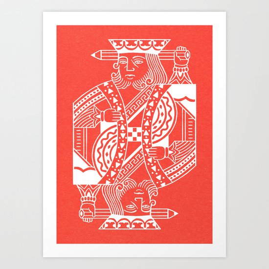 Creativity Is King Art Print