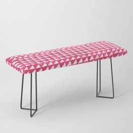 Triangle Bands in pink Bench