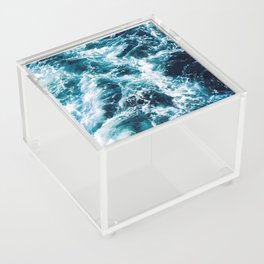 Stormy Ocean Waters Acrylic Box