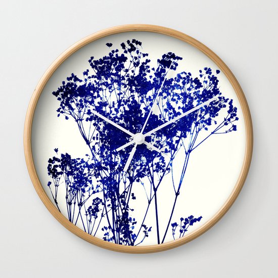 babys breath 1 Wall Clock