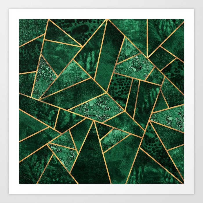 Deep Emerald Kunstdrucke Deep Emerald Kunstdrucke