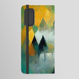 Geometric Misty Forest #01 Android Wallet Case