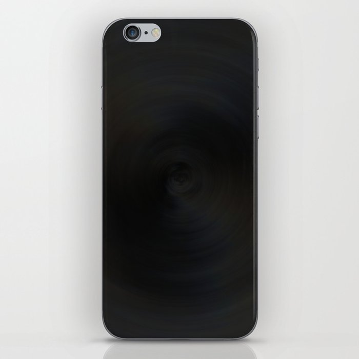 Abstract monochrome whirl iPhone Skin