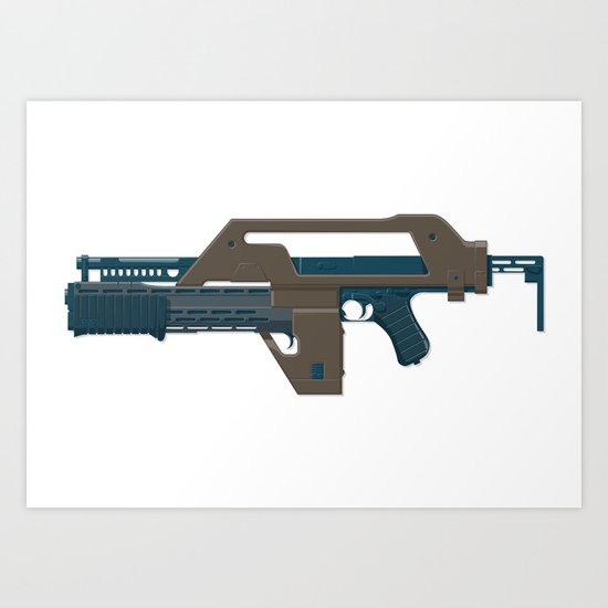 M41A Pulse Rifle BB Art Print