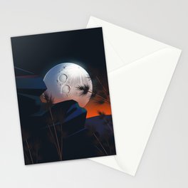 The Moon Stationery Card