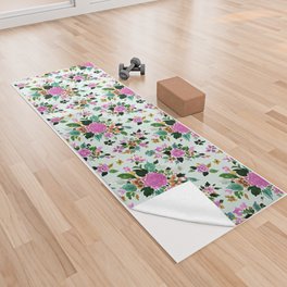 WHIMSY Wild Floral Yoga Towel