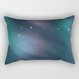 Abstract Aurora Lights Rectangular Pillow