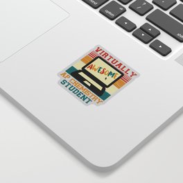Virtually Awesome Ap Chemistry Student Distance Learning  Sticker