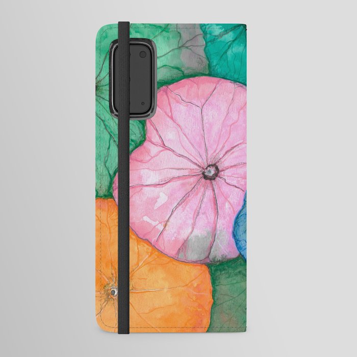 Color Water Lily Android Wallet Case