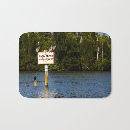 Manatee Zone Bath Mat