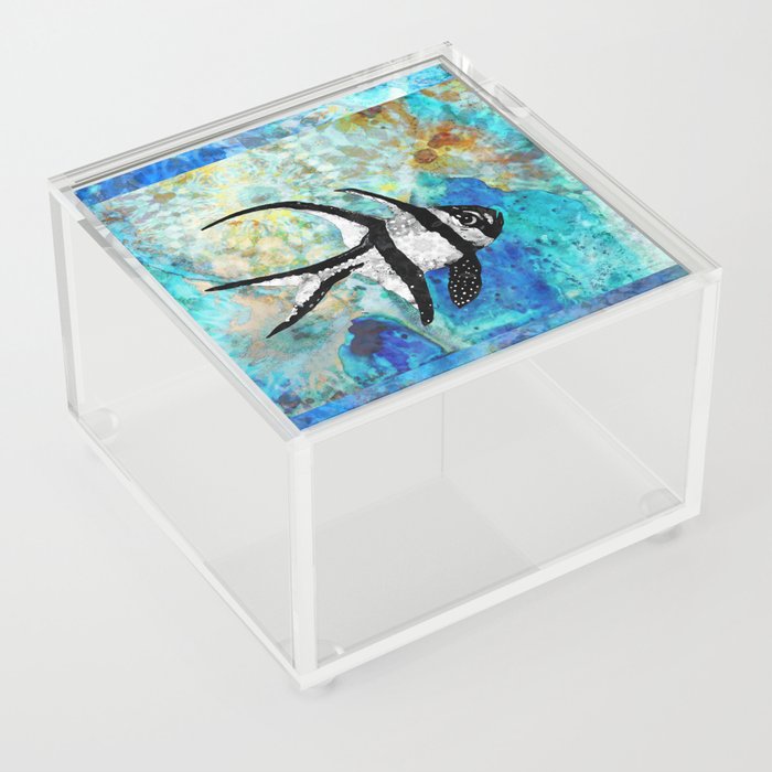 Colorful Tropical Fish Art - The Cardinal Acrylic Box