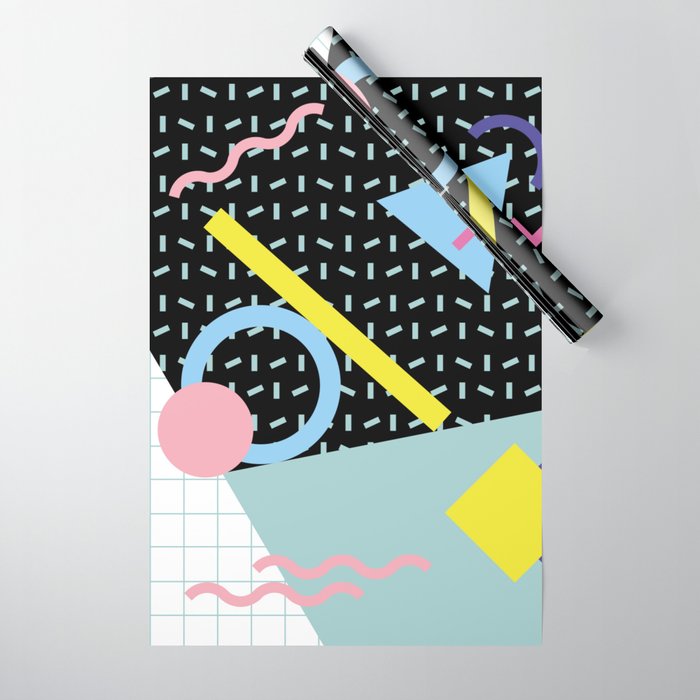 Memphis Pattern 6 - 80s - 90s - Retro Wrapping Paper