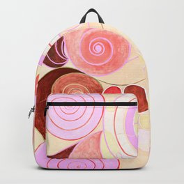 The Ten Largest, Group IV, No.4 (Cream) by Hilma af Klint Backpack
