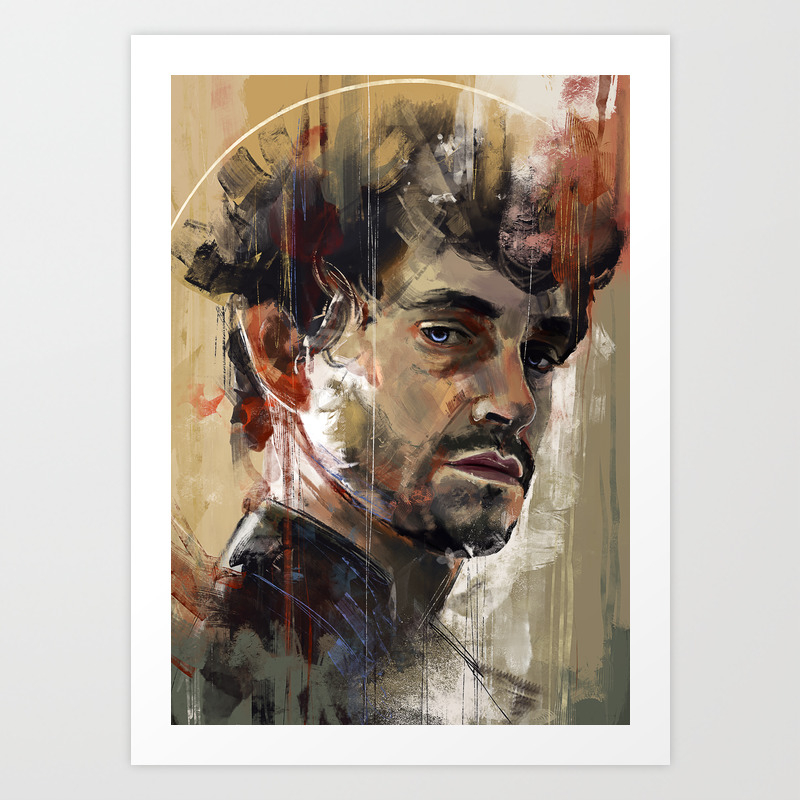Behind Blue Eyes Art Print By Wisesnail Society6