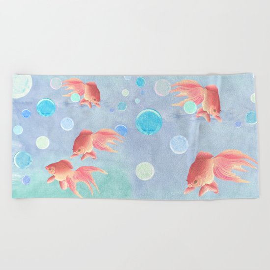 Around the bowl in Eighty seconds Beach Towel