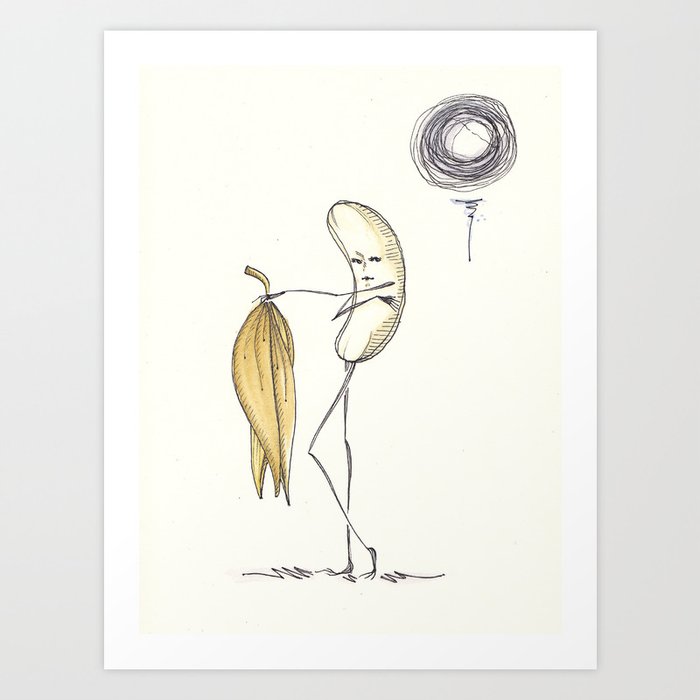 Banana Strip Art Print