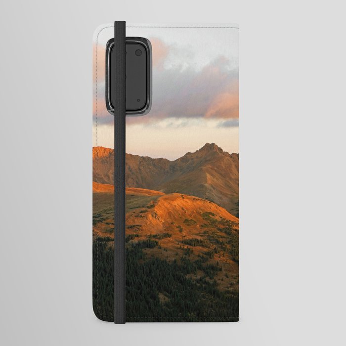 Alpine Sunrise Panorama Android Wallet Case