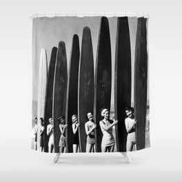 Surf Boards Shower Curtains For Any Bathroom Decor Society6