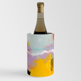 yellow blush abstract Wine Chiller