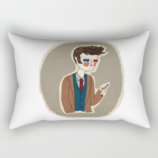 Timey Wimey Rectangular Pillow