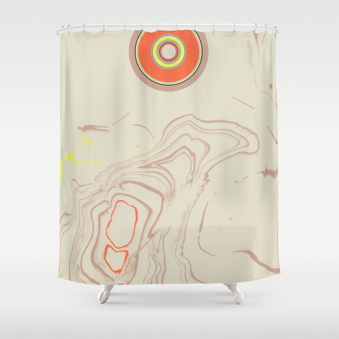 Re-Flection (Etude Circulaire n° 12) Shower Curtain