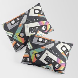Retro Vintage Cassette Tapes Pillow Sham