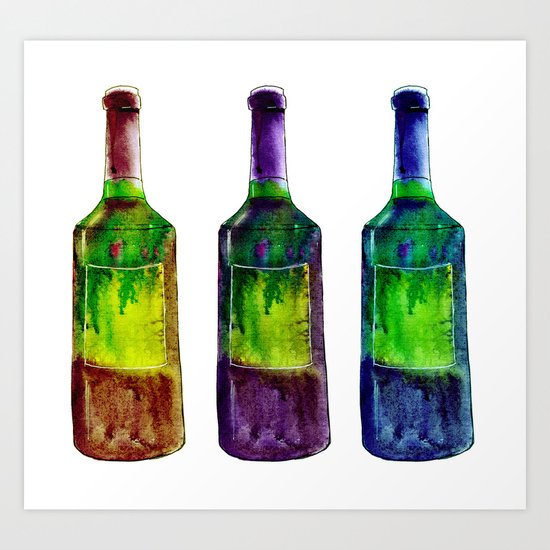 More wine Art Print