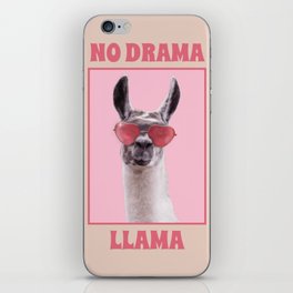 No Drama Llama iPhone Skin