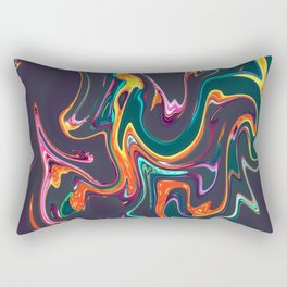 Abstract Marble Painting Rectangular Pillow