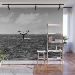 Whale Tail Wall Mural