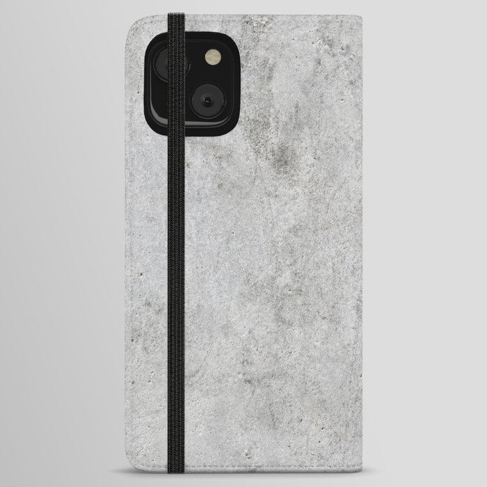 Concrete background gray classic design iPhone Wallet Case
