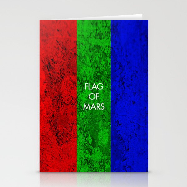 THE FLAG OF MARS Stationery Cards