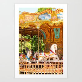 Carousel Horses - NY Art Print