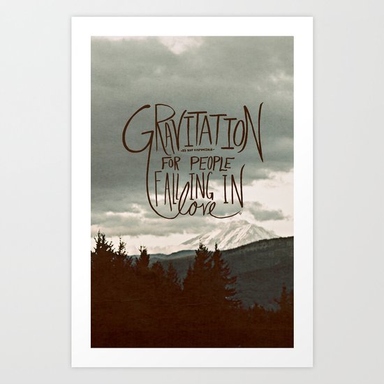 Gravitation Art Print