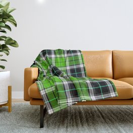 Knitted Green Trendy Collection Throw Blanket