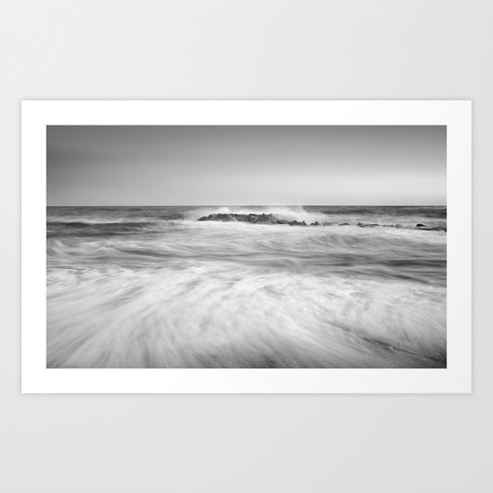 The force of the sea. M Art Print