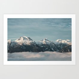 Monashee Mountains, Revelstoke Art Print