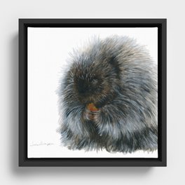 Vinnie the Porcupine by Teresa Thompson Framed Canvas