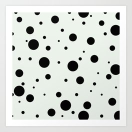 Black Spots Art Print