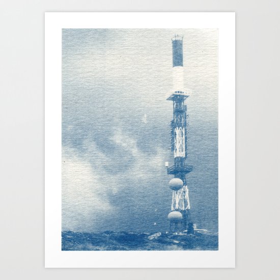 Blue Print Art Print