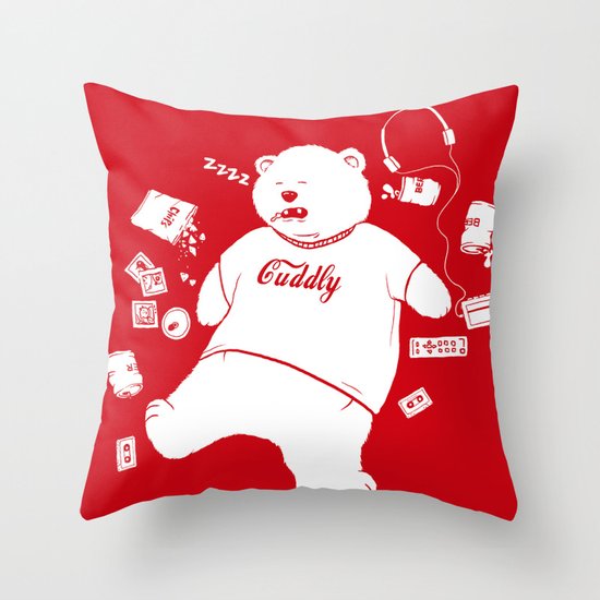 Lonely Nights Throw Pillow