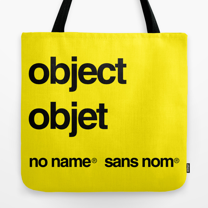Sans Nom Tote Bag by thingeeest | Society6