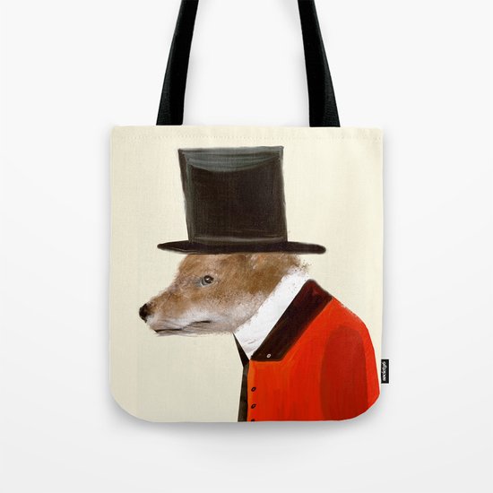 the dapper fox Tote Bag